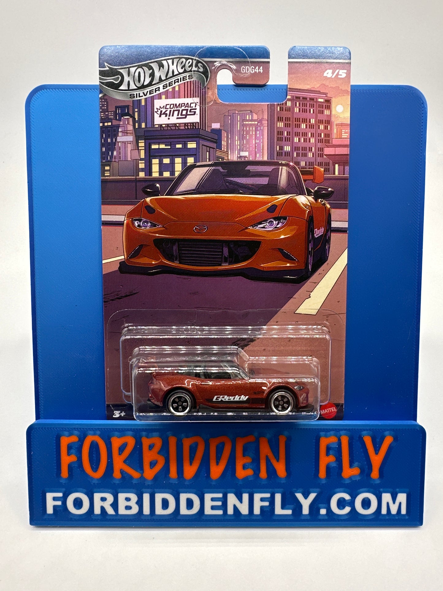 Hot Wheels 2025 Silver Series - Wal Mart Exclusive - Compact Kings Series - #4/5 ‘15 Mazda MX-5 Miata