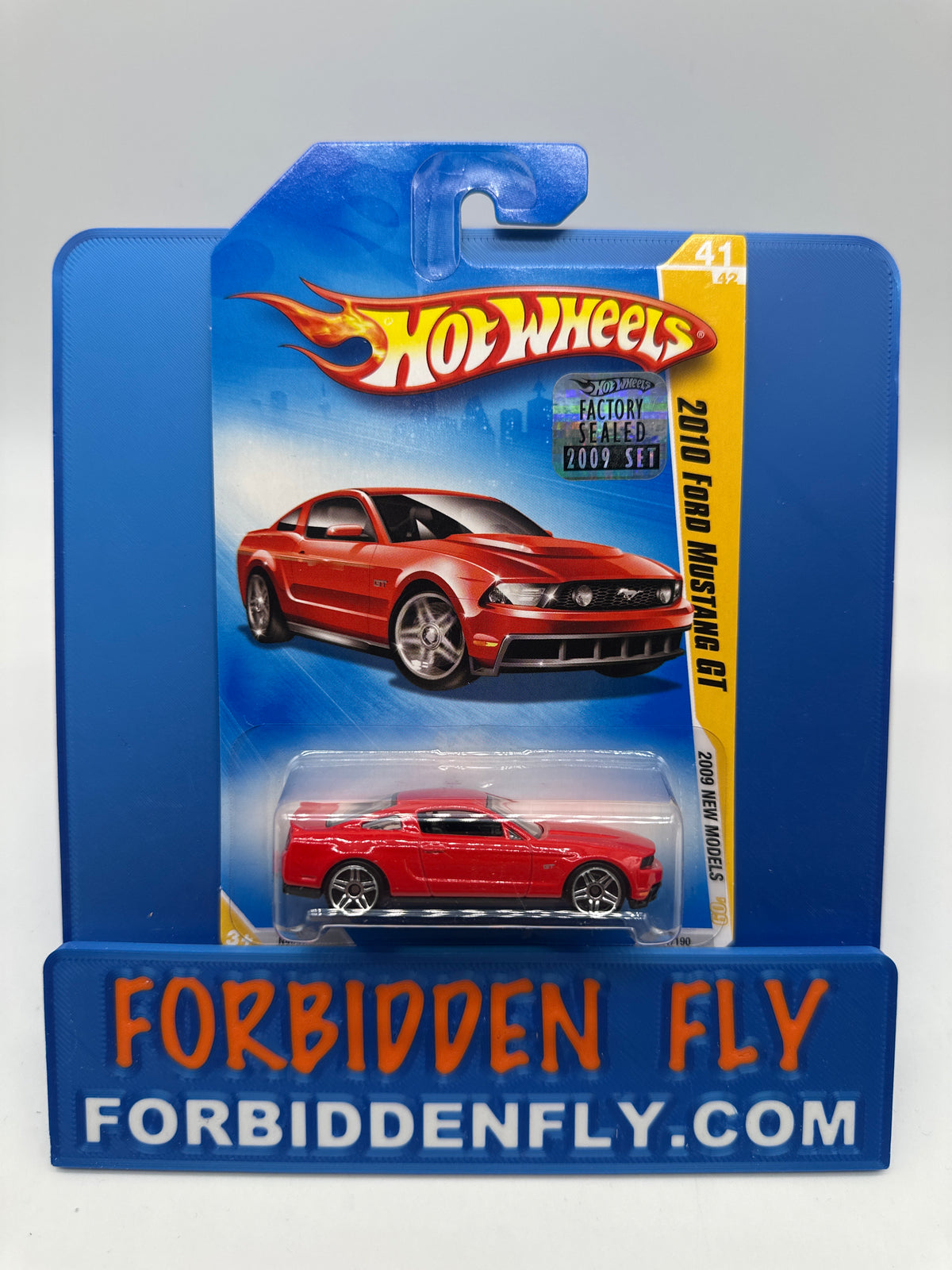 Hot Wheels Mainline - 2009 Factory Stickered - 2009 New Models Series - 2010 Ford Mustang GT - Lot Of 3