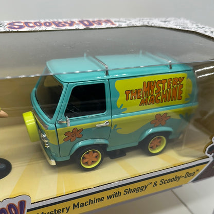 Jada 1:24 Scale - The Mystery Machine with Shaggy & Scooby Doo Figures