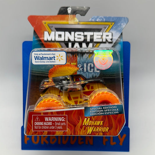 Spinmaster Monster Jam Monster Trucks - Walmart Exclusive Fire & Ice Series - Fire Mohawk Warrior