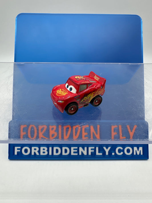 Disney Pixar Cars Movie Metal Mini Racers - Glow in the Dark GITD Lightning McQueen (Loose)