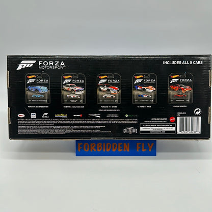 Hot Wheels Premium - Retro Entertainment Forza Motorsport Series - Sealed Boxed Set of 5