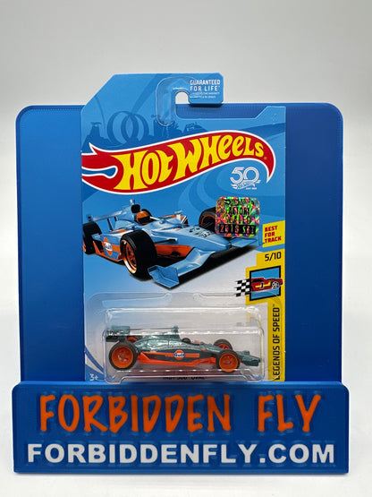 Hot Wheels 2018 Super Treasure Hunt - Factory Stickered - Indy 500 Oval