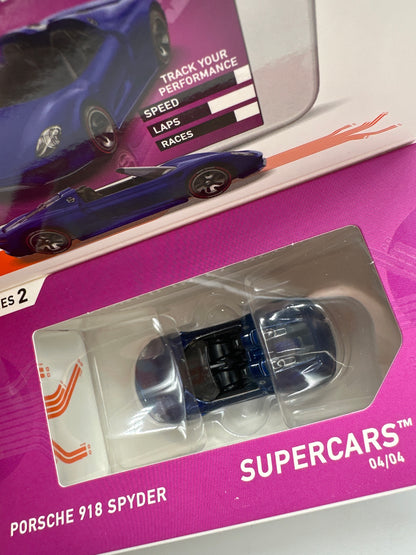 Hot Wheels Boxed Series 2 ID Car - Supercars - Porsche 918 Spyder (Blue)