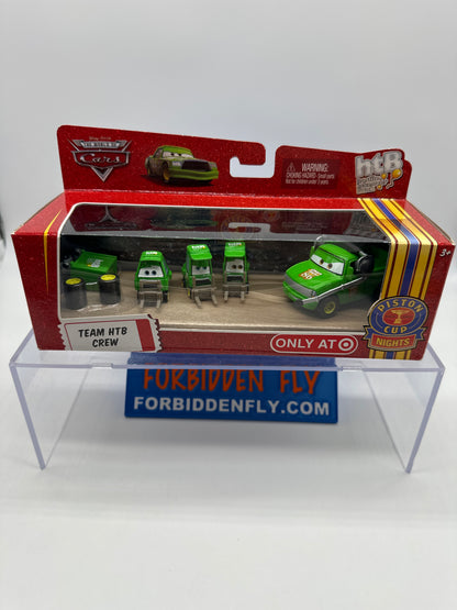 Disney Pixar Cars Movie - World of Cars Piston Cup Nights Series Target Exclusive - Team HTB Crew Multipack Set