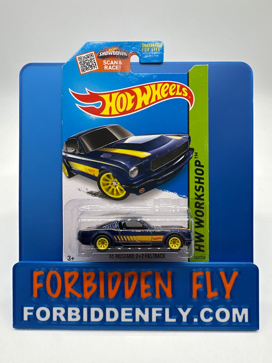 Hot Wheels Super Treasure Hunt - 2015 L Case - ‘65 Mustang 2+2 Fastback