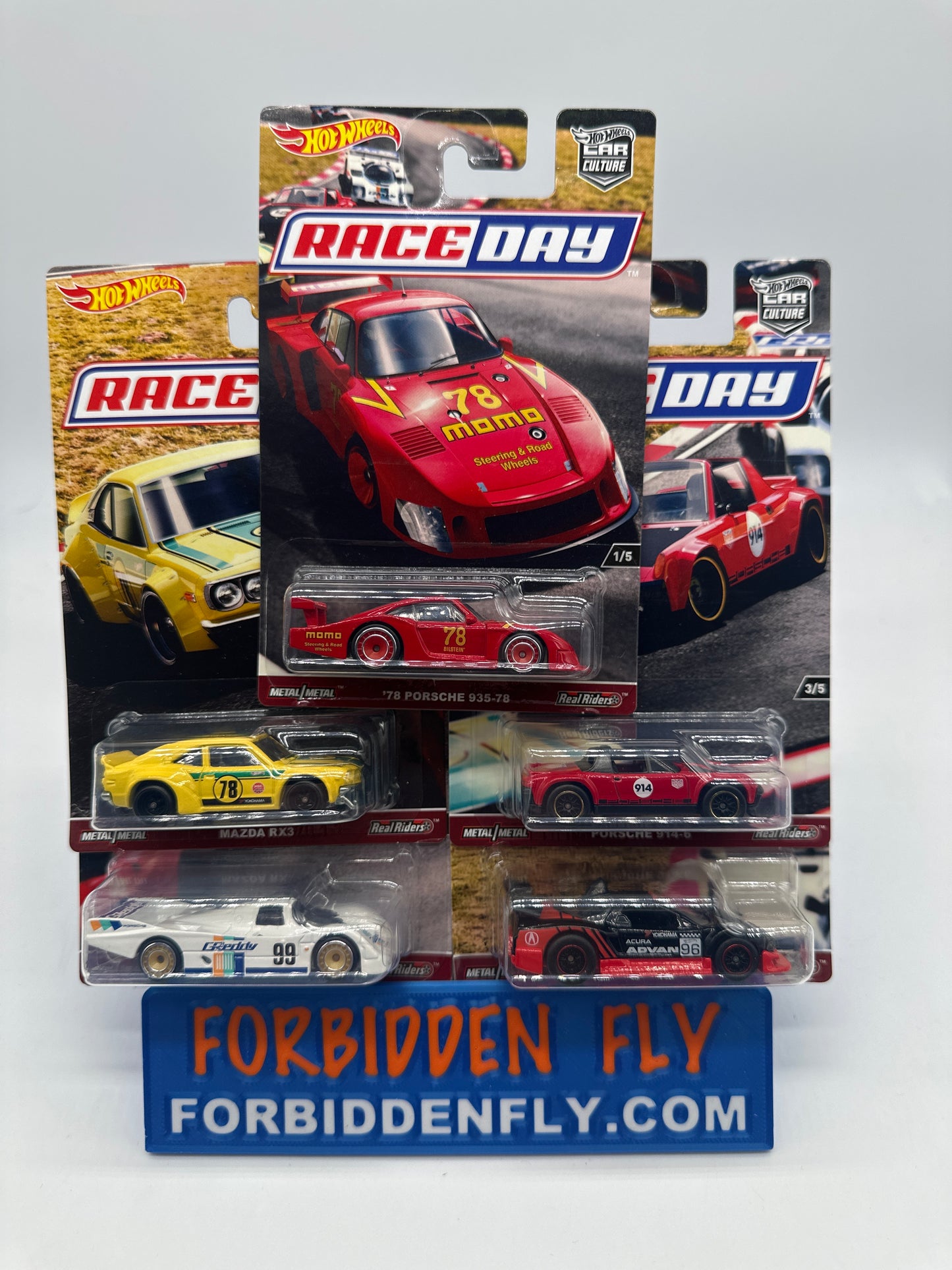 Hot Wheels Car Culture - Race Day Premium Set of 5