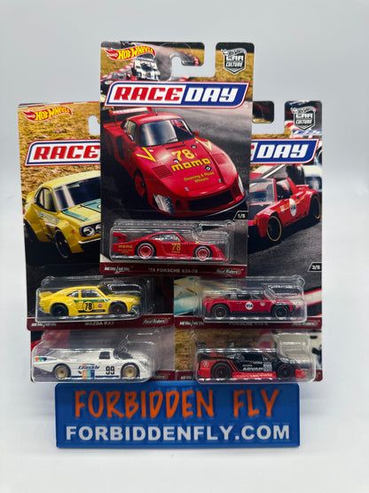 Hot Wheels Car Culture - Race Day Premium Set of 5