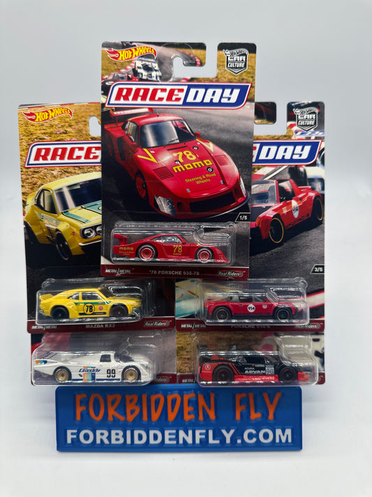 Hot Wheels Car Culture - Race Day Premium Set of 5