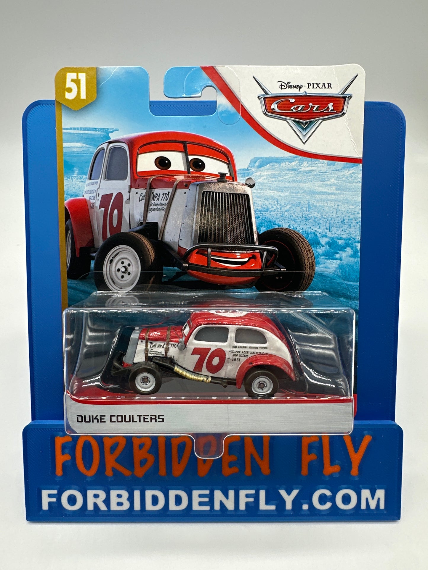 Disney Pixar Cars Movie - Doc’s Racing Days Series - Duke Coulters #70