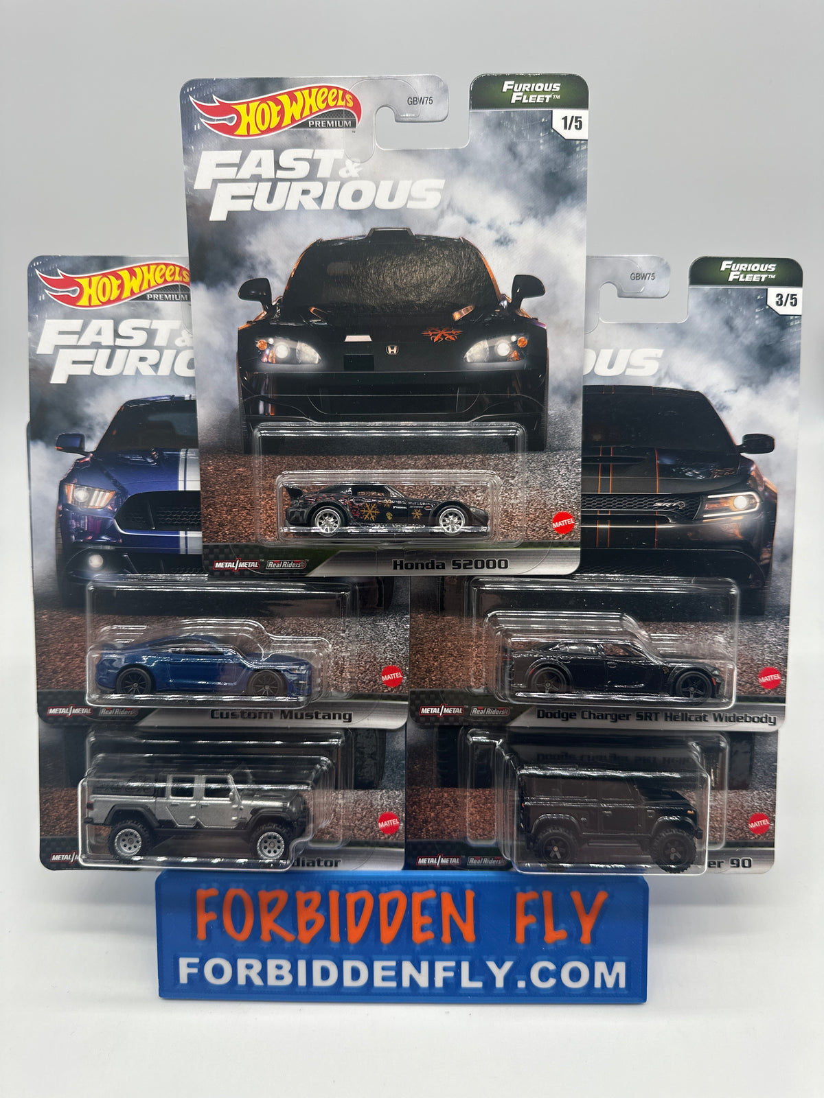 Hot Wheels Premium - Fast & Furious - Furious Fleet Series Set of 5