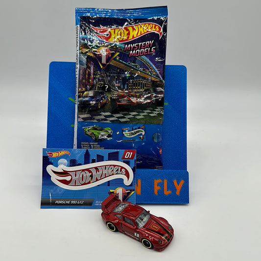 Hot Wheels 2022 Mystery Models Baggie - Series 1 #1 - Red/Orange Porsche 993 GT2