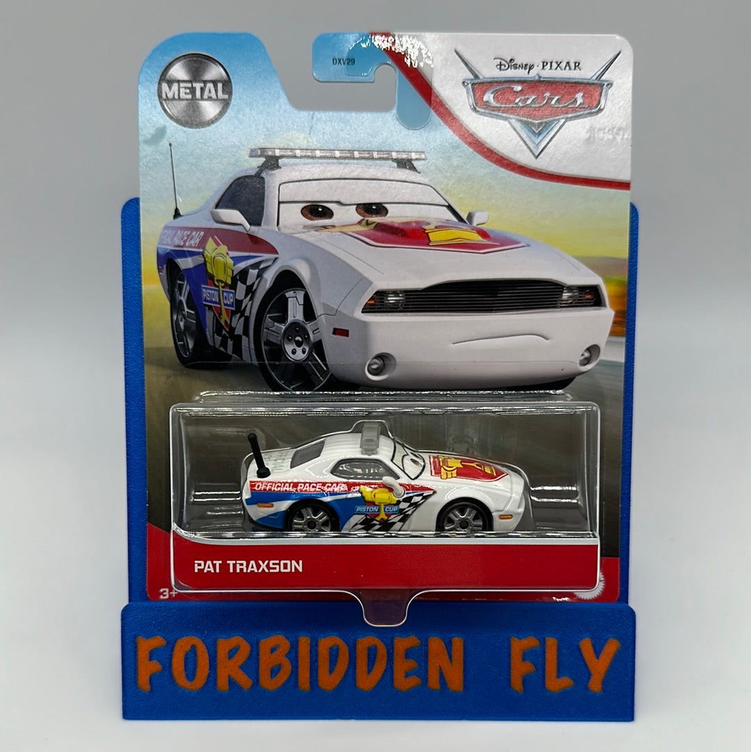 Disney Pixar Cars Movie - Metal Logo Card Release - Pat Traxson Pace Car