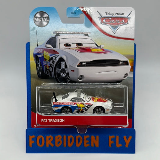 Disney Pixar Cars Movie - Metal Logo Card Release - Pat Traxson Pace Car