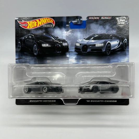 Hot Wheels Car Culture - Target Exclusive Premium 2 Pack - Bugatti Veyron & ‘16 Bugatti Chiron