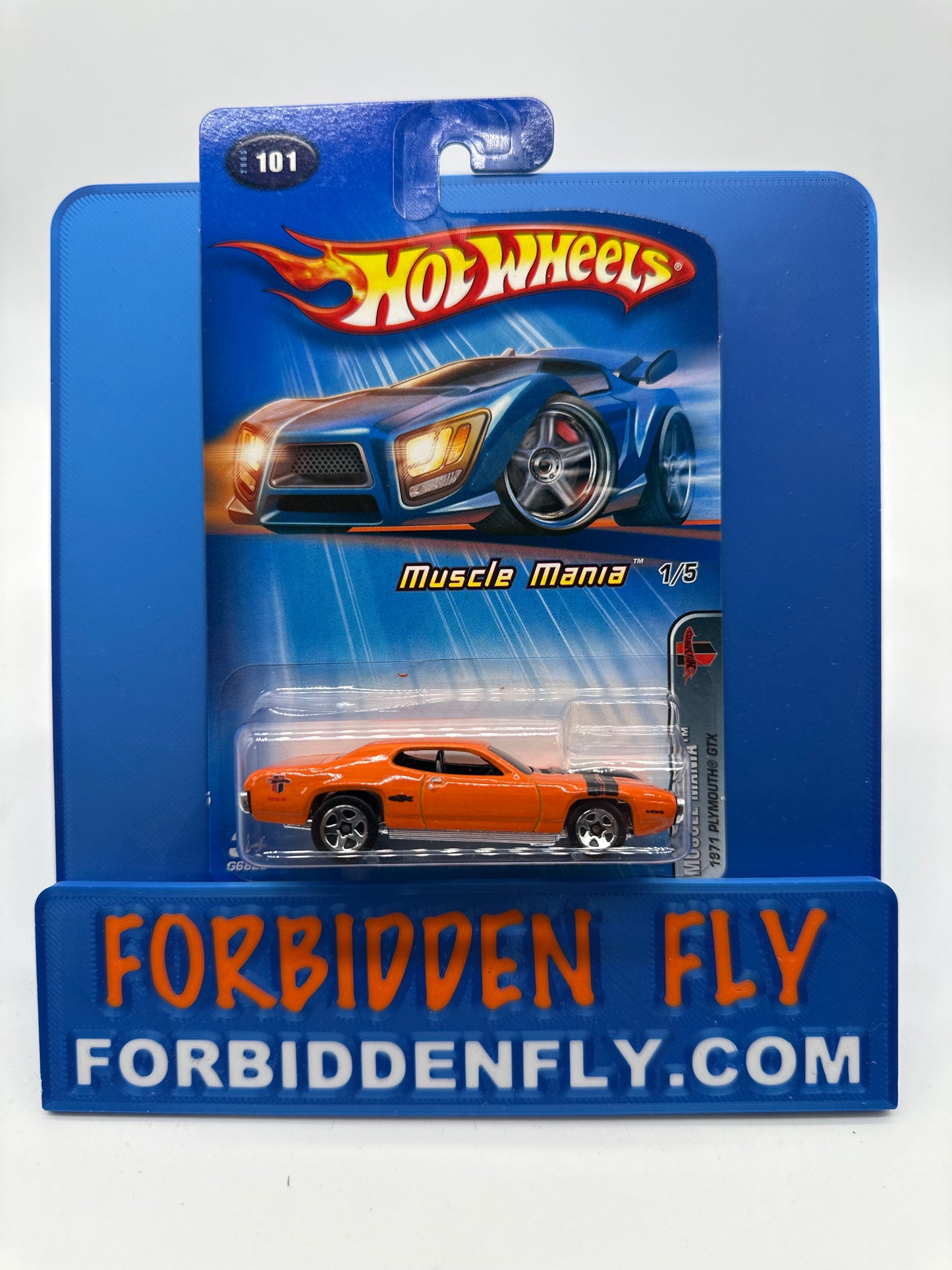 Hot Wheels 2005 Mainline #101- Muscle Mania Series - 1971 Plymouth GTX