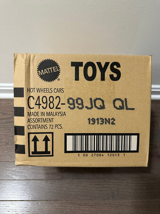 Hot Wheels - Factory Sealed International Cards Mainline Case of 72 - 2023 Q Case