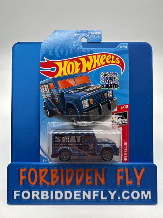 Hot Wheels 2019 Factory Stickered Regular Treasure Hunt - HW Armored Truck