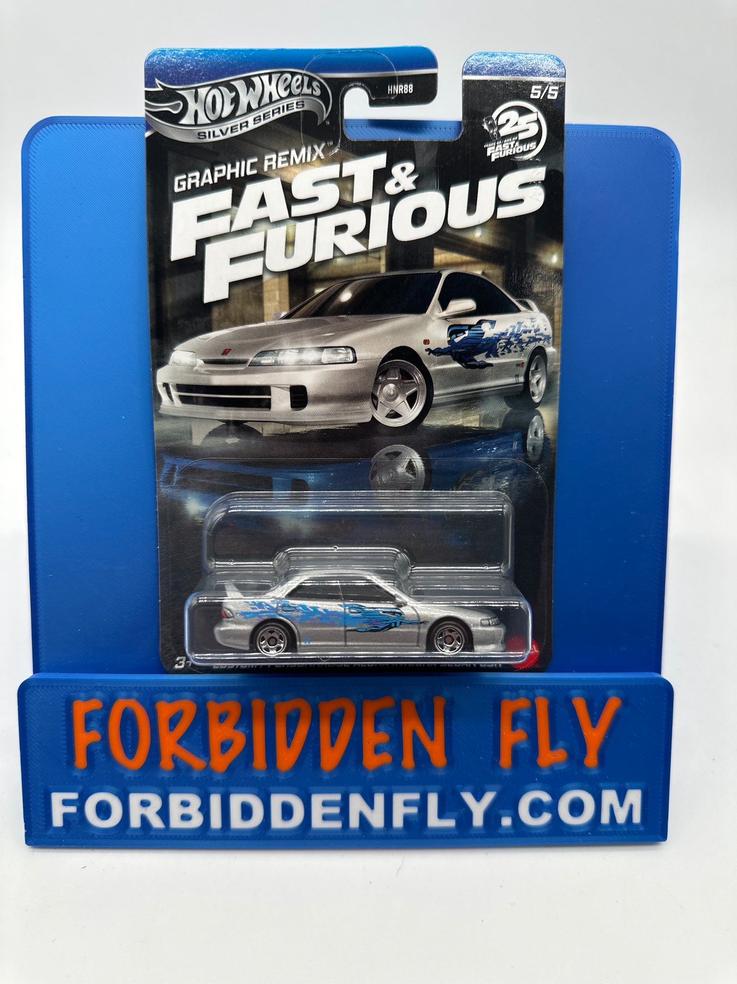 Hot Wheels 2025 Silver Series - Wal Mart Exclusive - Fast & Furious Graphic Remix Series - Complete Set Of 5
