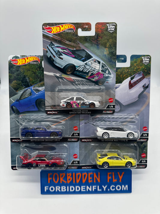 Hot Wheels Car Culture - Mountain Drifters Premium Set of 5