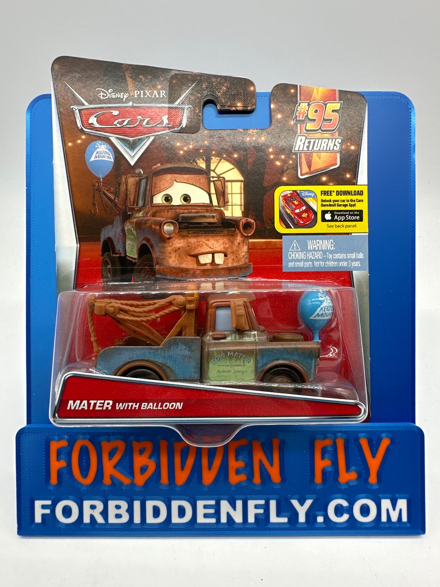 Disney Pixar Cars Movie - #95 Returns Series - Mater with Balloon