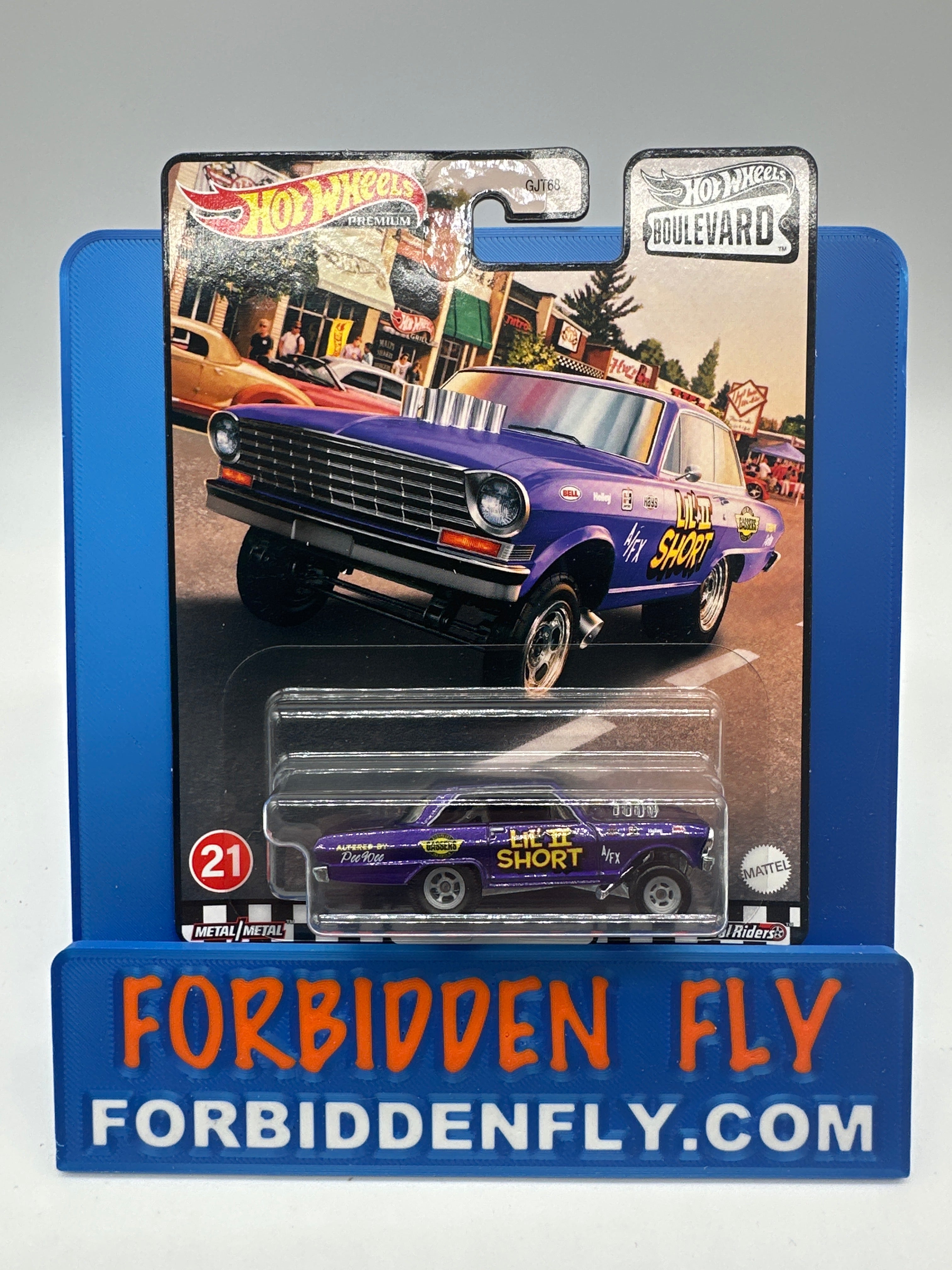 Hot Wheels Boulevard 21 ‘63 Chevy Nova Single Car Forbidden Fly 