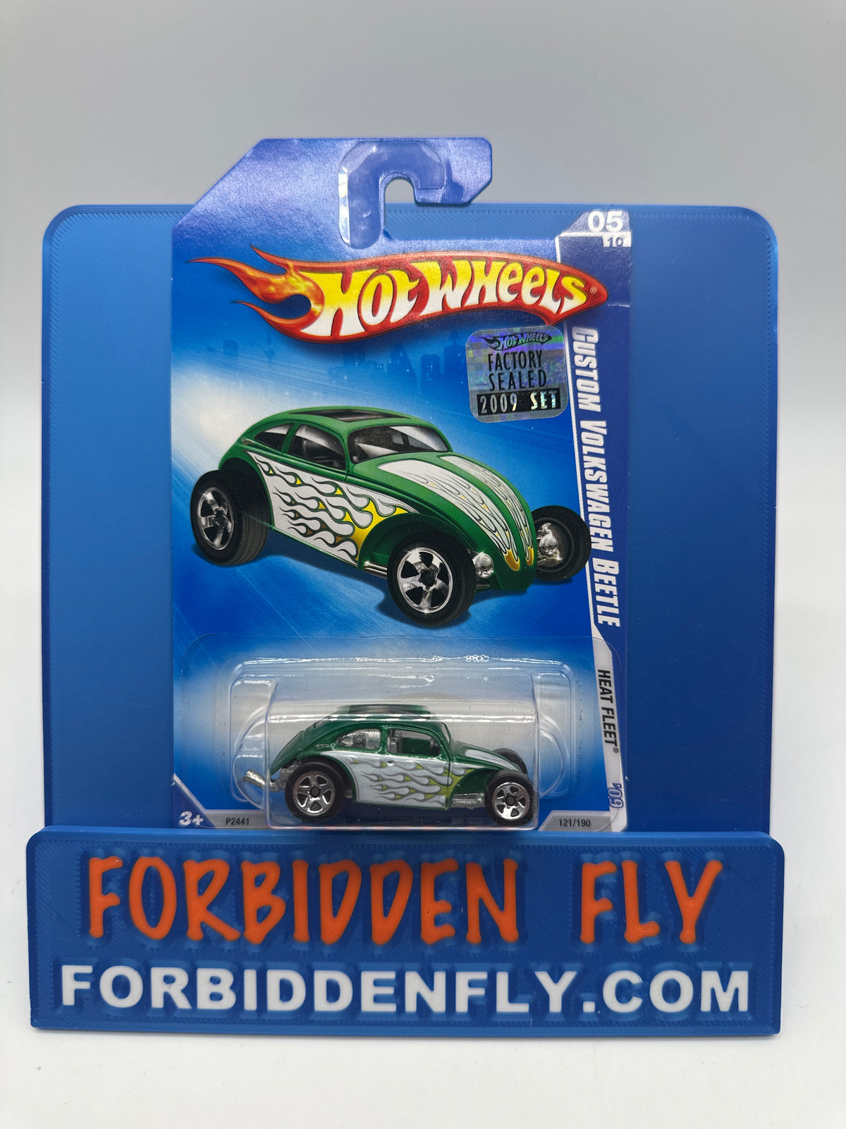 Hot Wheels Mainline - 2009 Factory Stickered - Heat Fleet Series - Custom Volkswagen Beetle - Lot Of 3