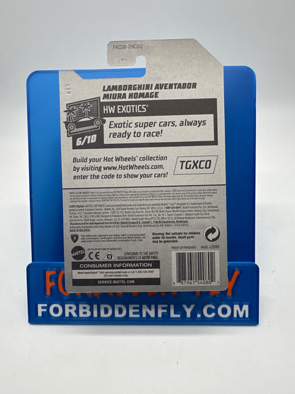 Hot Wheels Mainline - Factory Stickered 2018 K-Mart Exclusive - Lamborghini Aventador Muira Homage