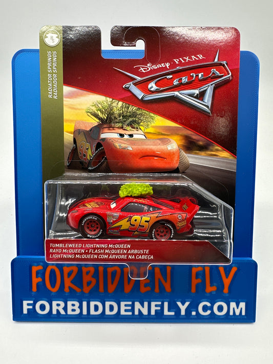 Disney Pixar Cars Movie - Radiator Springs Series - Tumbleweed Lightning McQueen