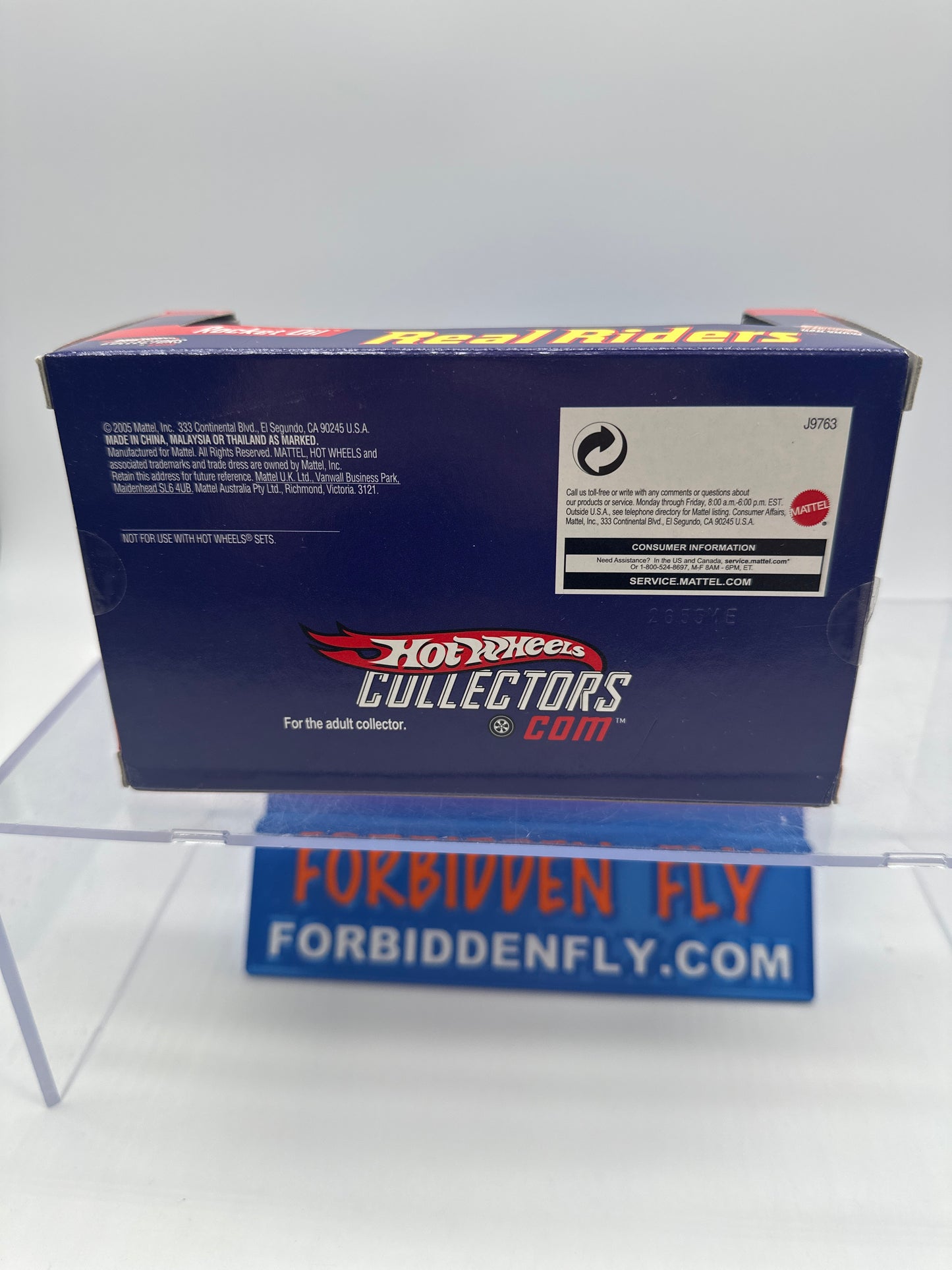 Hot Wheels Collectors - 2005 Custom Car Show Japan Convention Exclusive - Real Riders Blue Rocket Oil