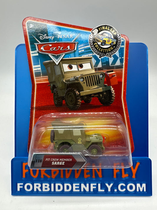 Disney Pixar Cars Movie - Final Lap Collection Series - Pit Crew Member Sarge