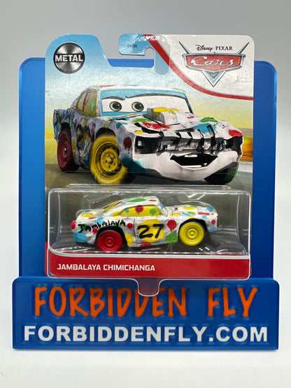 Disney Pixar Cars Movie - Metal Logo Card Release - Thunder Hollow Demo Derby - Jambalaya Chimichanga