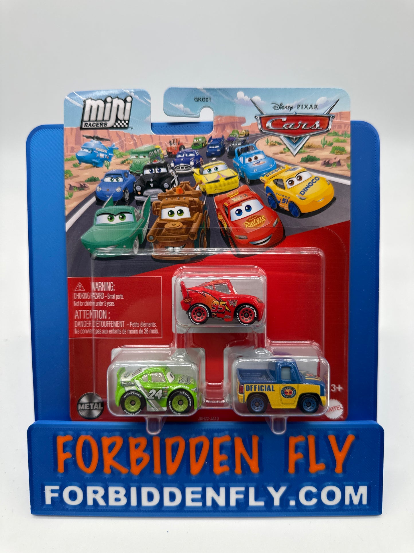Disney Pixar Cars Movie - 2025 Metal Mini Racers 3 Pack - Lightning McQueen, Brick Yardley, Dexter Hoover