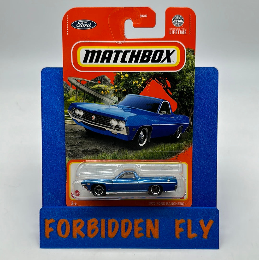 Matchbox - 2024 Mainline #83/100 - 1970 Ford Ranchero - Blue