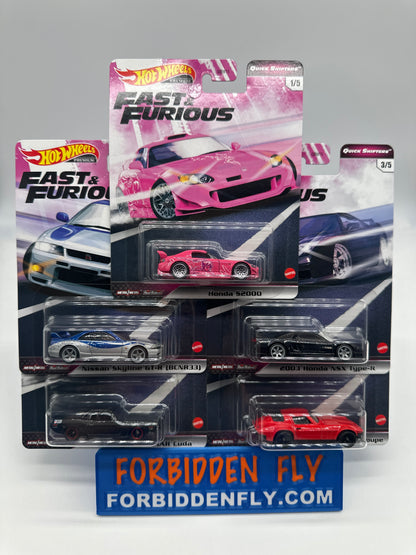 Hot Wheels Premium - Fast & Furious - Quick Shifters Series Set of 5
