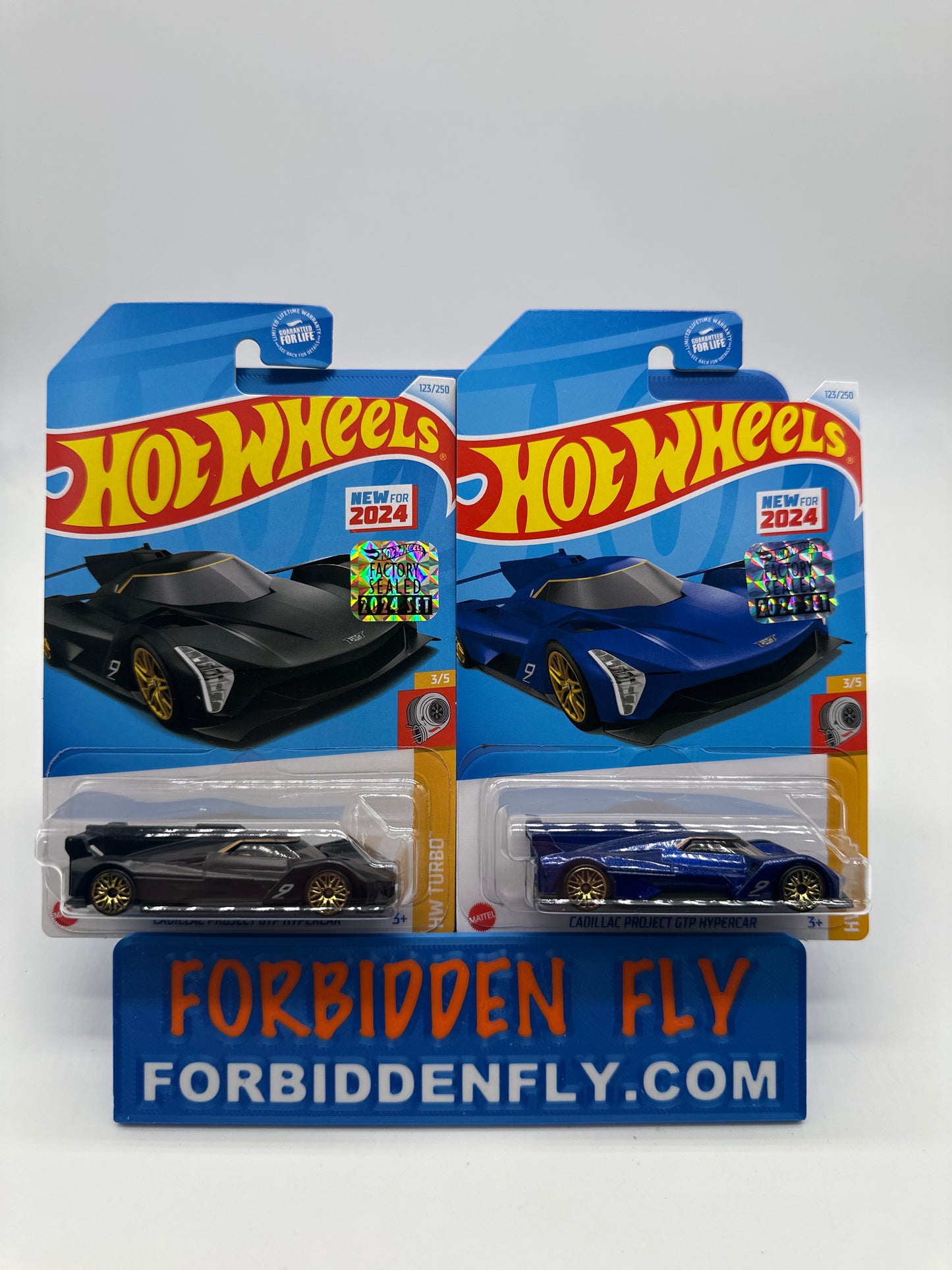 Hot Wheels Mainline - Factory Stickered 2024 - Cadillac Project GTP Hypercar - Lot Of 2