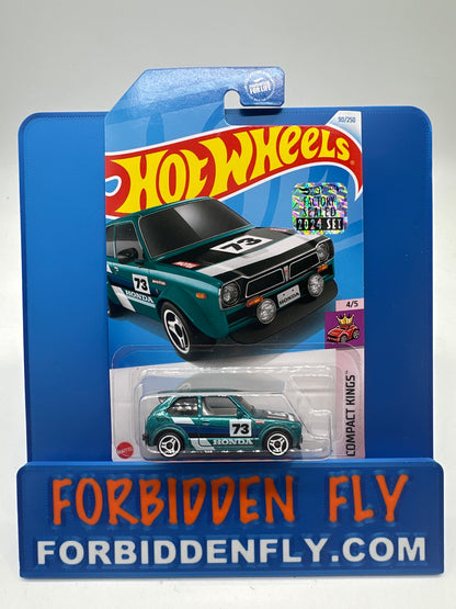 Hot Wheels Mainline - Factory Stickered 2024 - ‘73 Honda Civic Custom - Lot Of 2