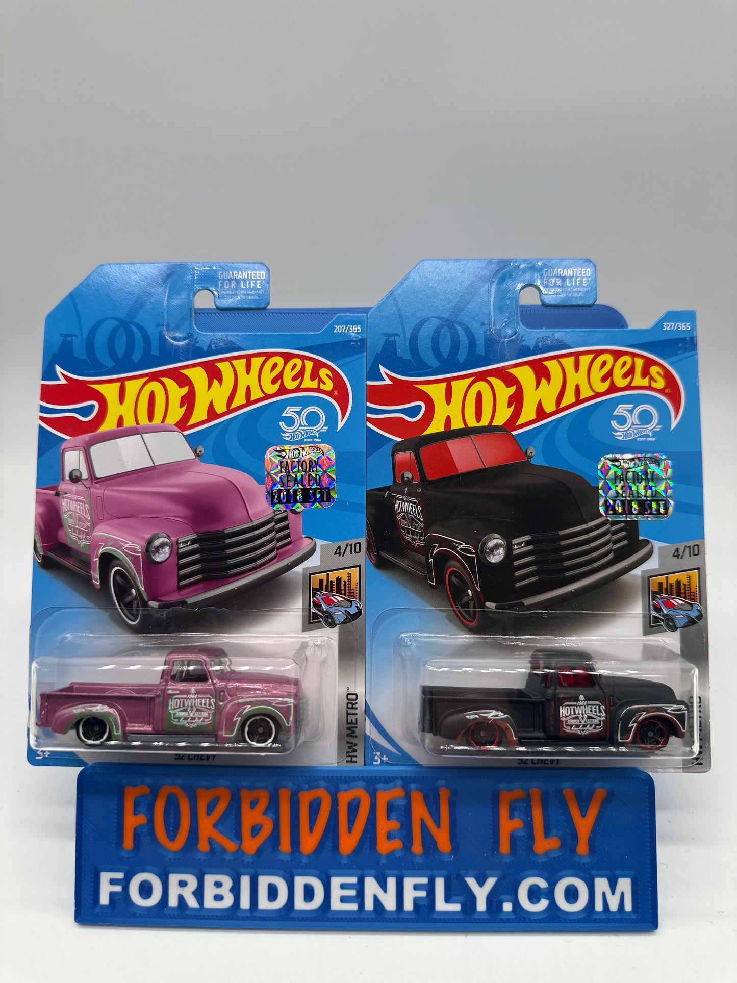 Hot Wheels Mainline - Factory Stickered 2018 - ‘52 Chevy - Lot Of 2