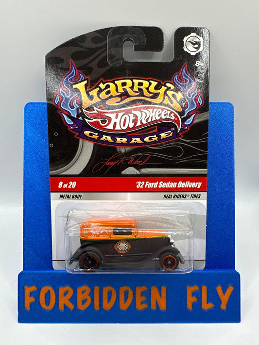 Hot Wheels Premium - Larry’s Garage Series #8/20- Orange & Black ‘32 Ford Sedan Delivery