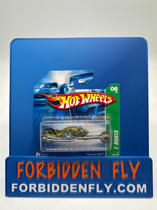 Hot Wheels 2007 Super Treasure Hunt #6/12 - Hammer Sled - International Short Card