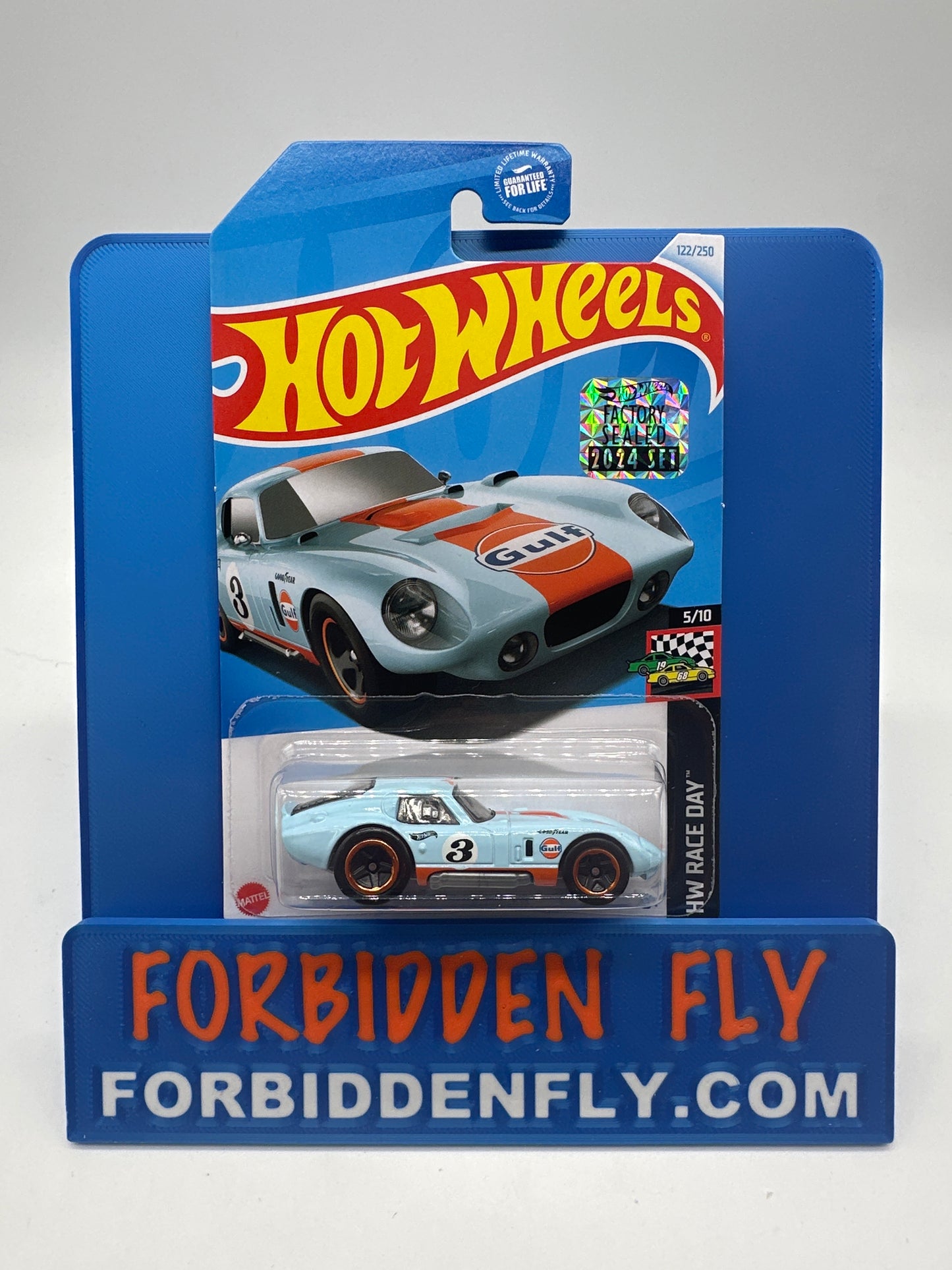 Hot Wheels Mainline - Factory Stickered 2024 - Shelby Cobra Daytona Coupe - Lot Of 3