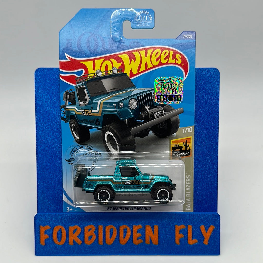 Hot Wheels 2020 Super Treasure Hunt - Factory Stickered - Teal ‘67 Jeepster Commando