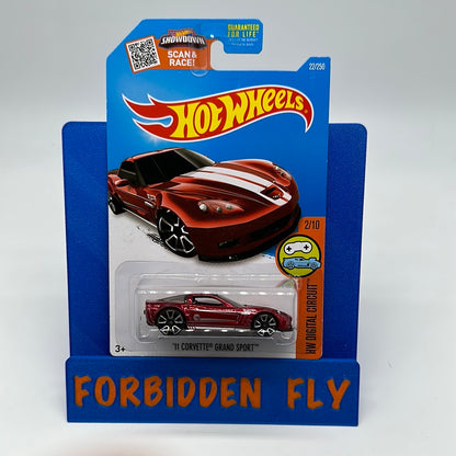 Hot Wheels 2016 Regular Treasure Hunt - ‘11 Corvette Grand Sport - Red