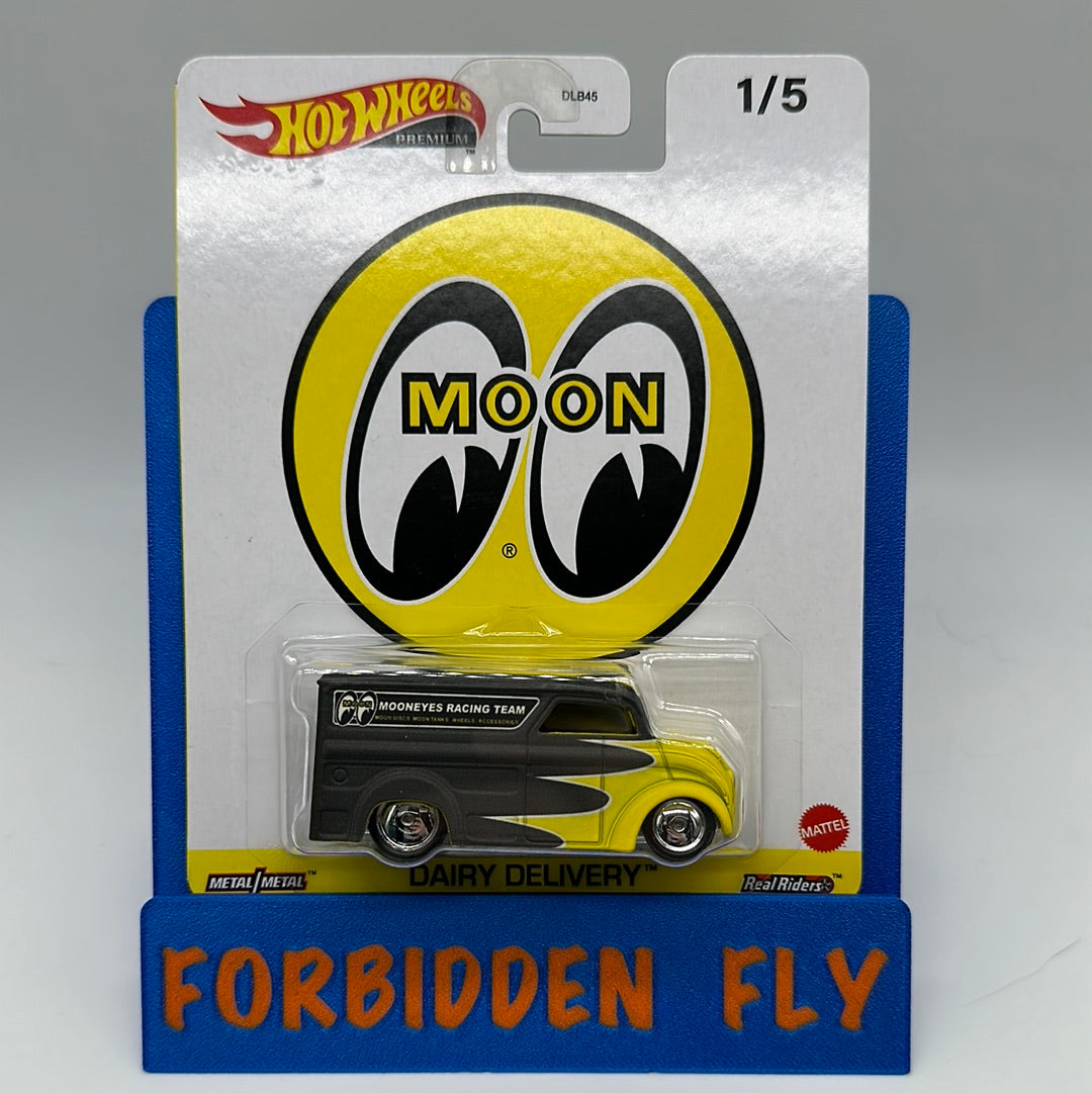 Hot Wheels Premium - Pop Culture Entertainment 2023 Mix V #1/5 - Moon Eyes Dairy Delivery