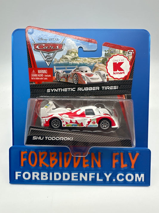 Disney Pixar Cars Movie - K Mart Exclusive - Shu Todoroki with Synthetic Rubber Tires