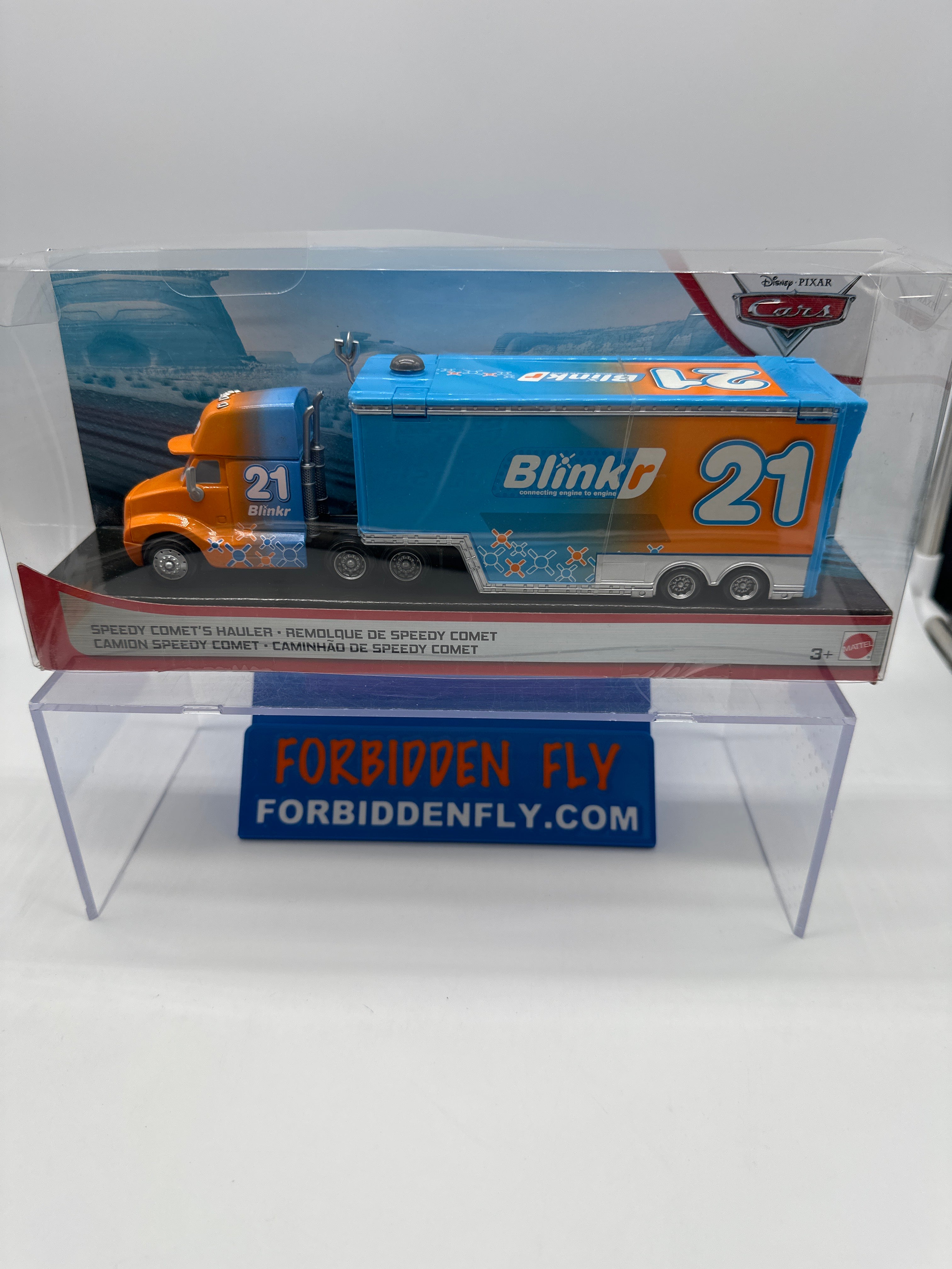 Disney Pixar Cars Movie - Speedy Comet's Hauler (Blinkr #21