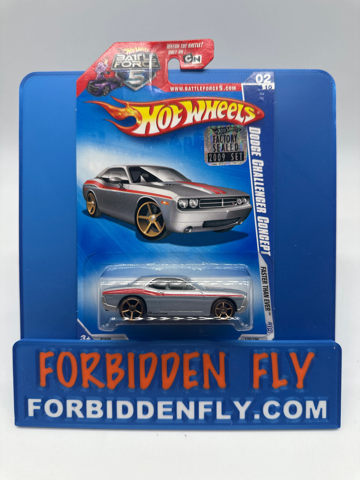 Hot Wheels 2009 Mainline Factory Stickered - Faster Than Ever Series - Dodge Challenger Concept