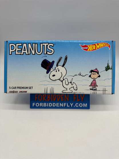 Hot Wheels Premium - 2016 Pop Culture Holiday/Winter Peanuts Series - Sealed Boxed Set of 5