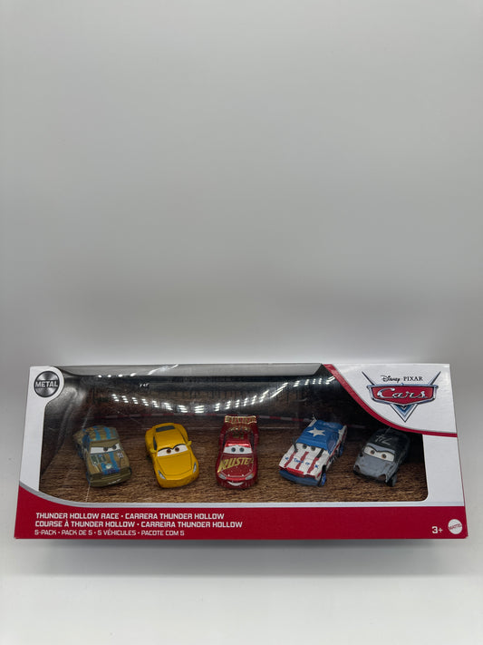 Disney Pixar Cars Movie - Thunder Hollow Race 5 Car Pack
