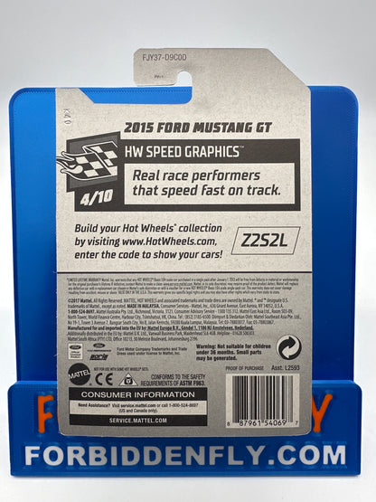 Hot Wheels Super Treasure Hunt - Factory Sticker 2018 D Case - 2015 Ford Mustang GT